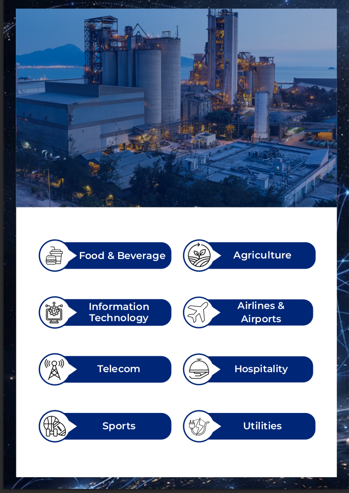 Industrial plant and processing infrastructure